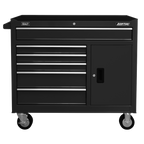 Rollcab 6 Drawer - Black AP4106B
