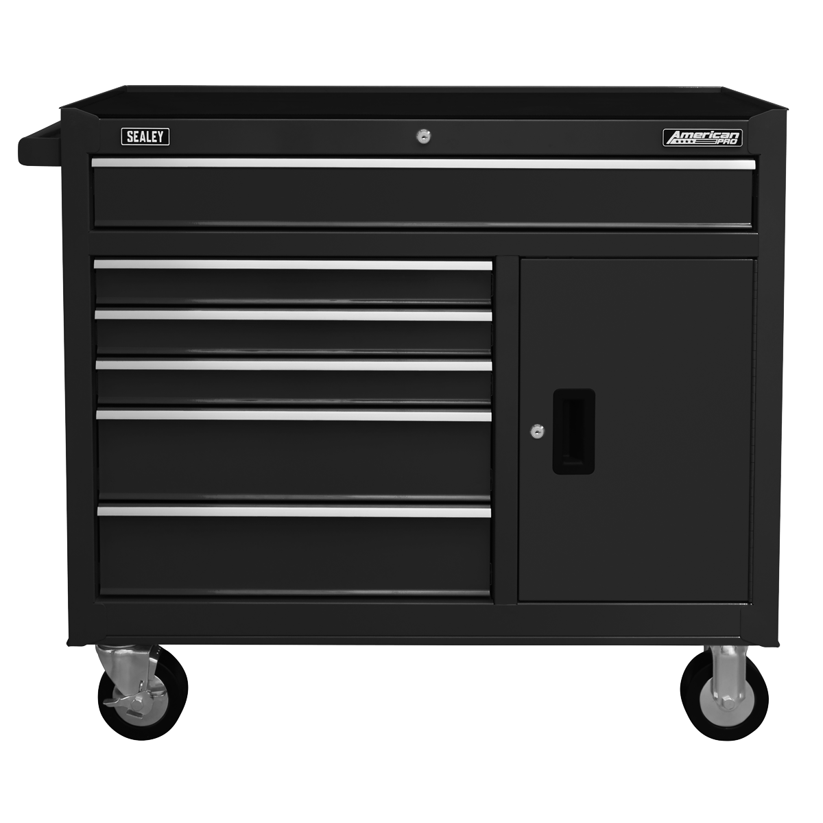Rollcab 6 Drawer - Black AP4106B