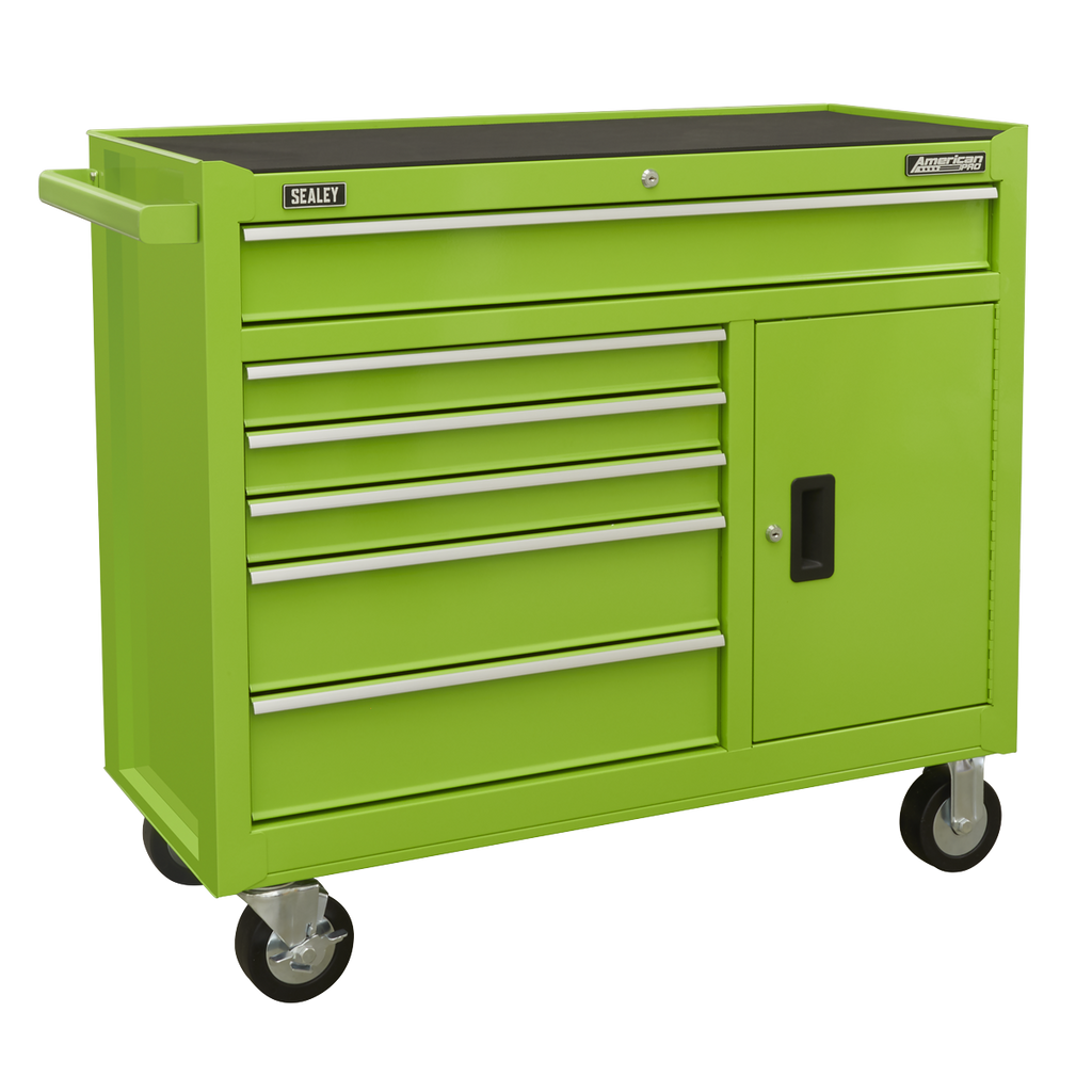 Rollcab 6 Drawer - Green AP4106HV