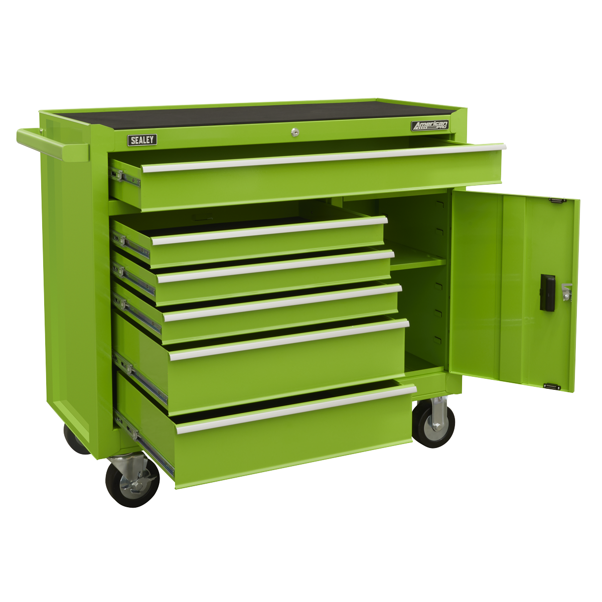 Rollcab 6 Drawer - Green AP4106HV