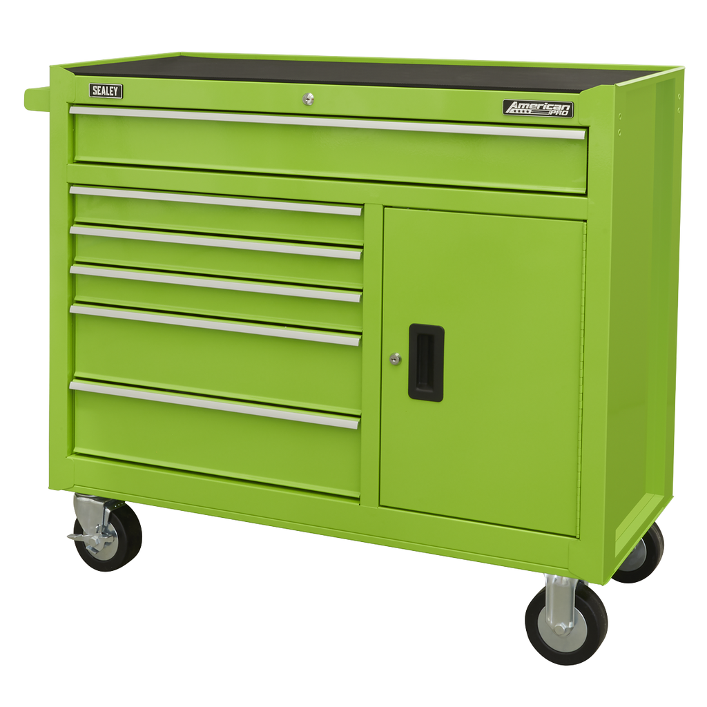 Rollcab 6 Drawer - Green AP4106HV