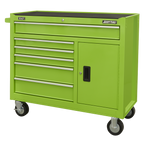 Rollcab 6 Drawer - Green AP4106HV
