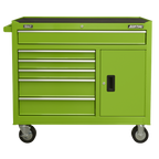 Rollcab 6 Drawer - Green AP4106HV