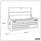 Topchest 9 Drawer - Black AP4109B