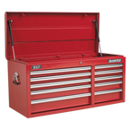Heavy-Duty Topchest 10 Drawer - Red AP41110