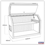 Toolbox Hutch with Power Bar 1030mm AP41HBE