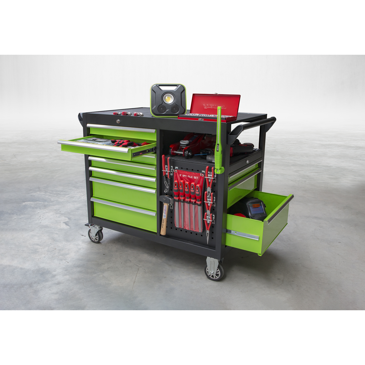 Mobile Workstation 10 Drawer 1140mm AP45MWS