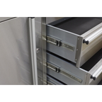 Mobile Stainless Steel Tool Cabinet 4 Drawer AP4804SS