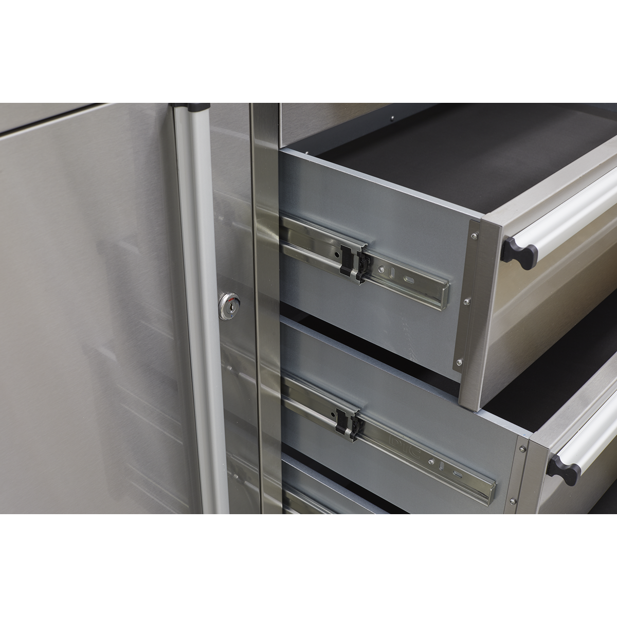 Mobile Stainless Steel Tool Cabinet 4 Drawer AP4804SS