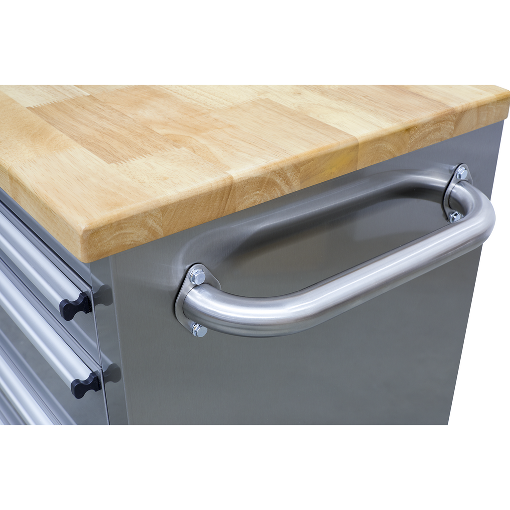 Mobile Stainless Steel Tool Cabinet 4 Drawer AP4804SS