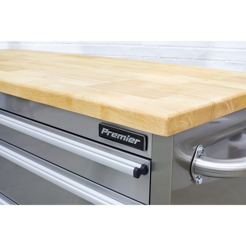 Mobile Stainless Steel Tool Cabinet 4 Drawer AP4804SS