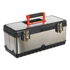 Stainless Steel Toolbox with Tote Tray 505mm AP505S