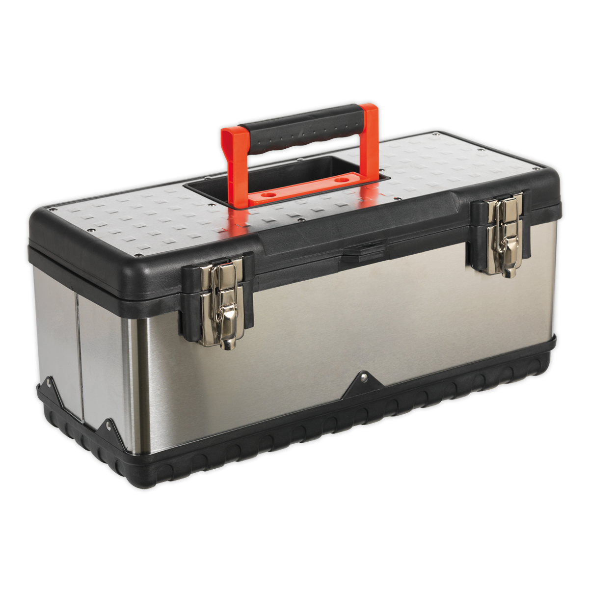 Stainless Steel Toolbox with Tote Tray 505mm AP505S