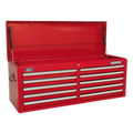 Topchest 10 Drawer - Red AP5210T