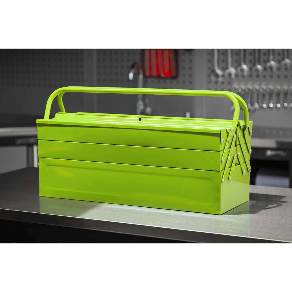 4 Tray Cantilever Toolbox 530mm - Green AP521HV