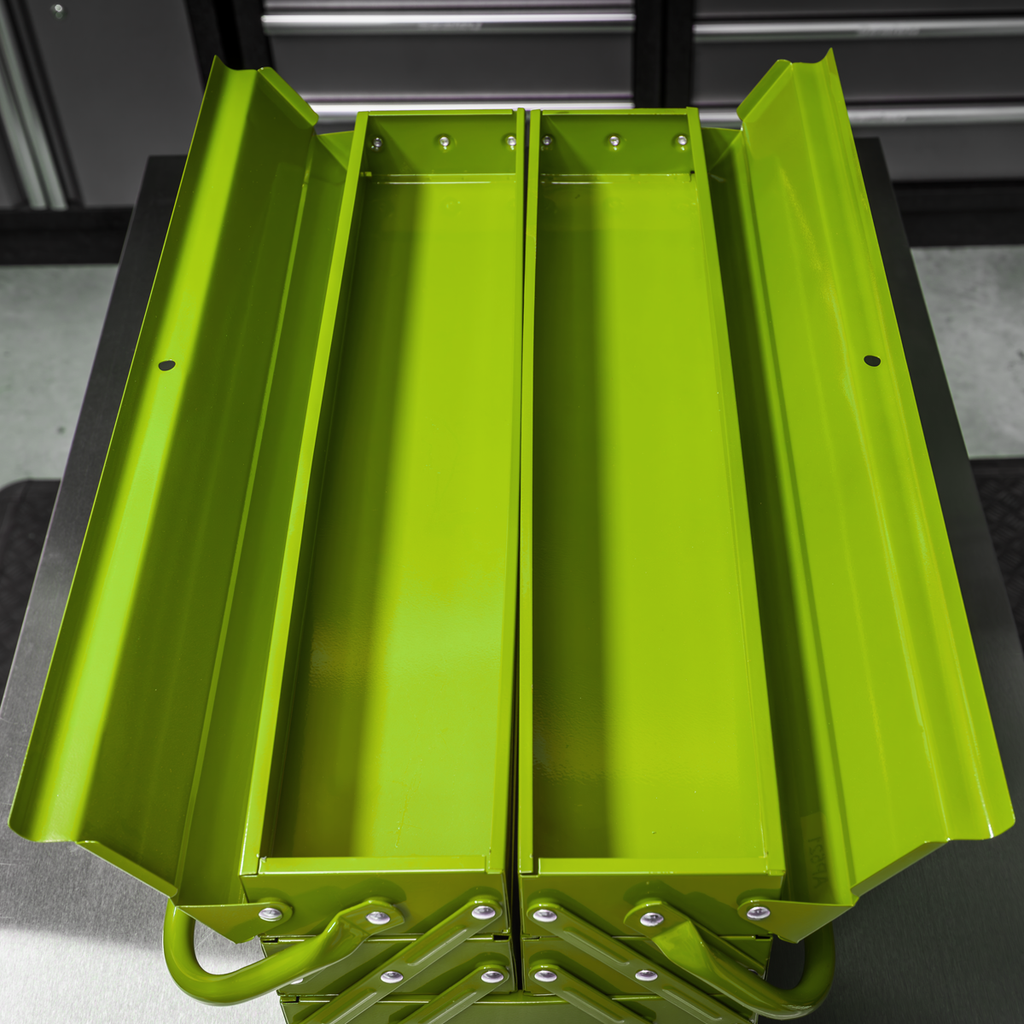 4 Tray Cantilever Toolbox 530mm - Green AP521HV