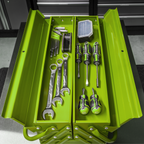 4 Tray Cantilever Toolbox 530mm - Green AP521HV