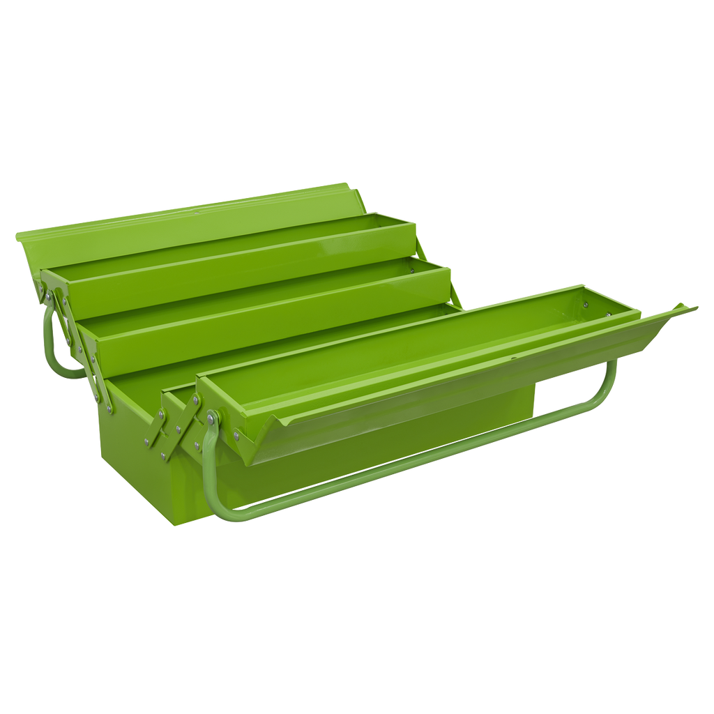 4 Tray Cantilever Toolbox 530mm - Green AP521HV