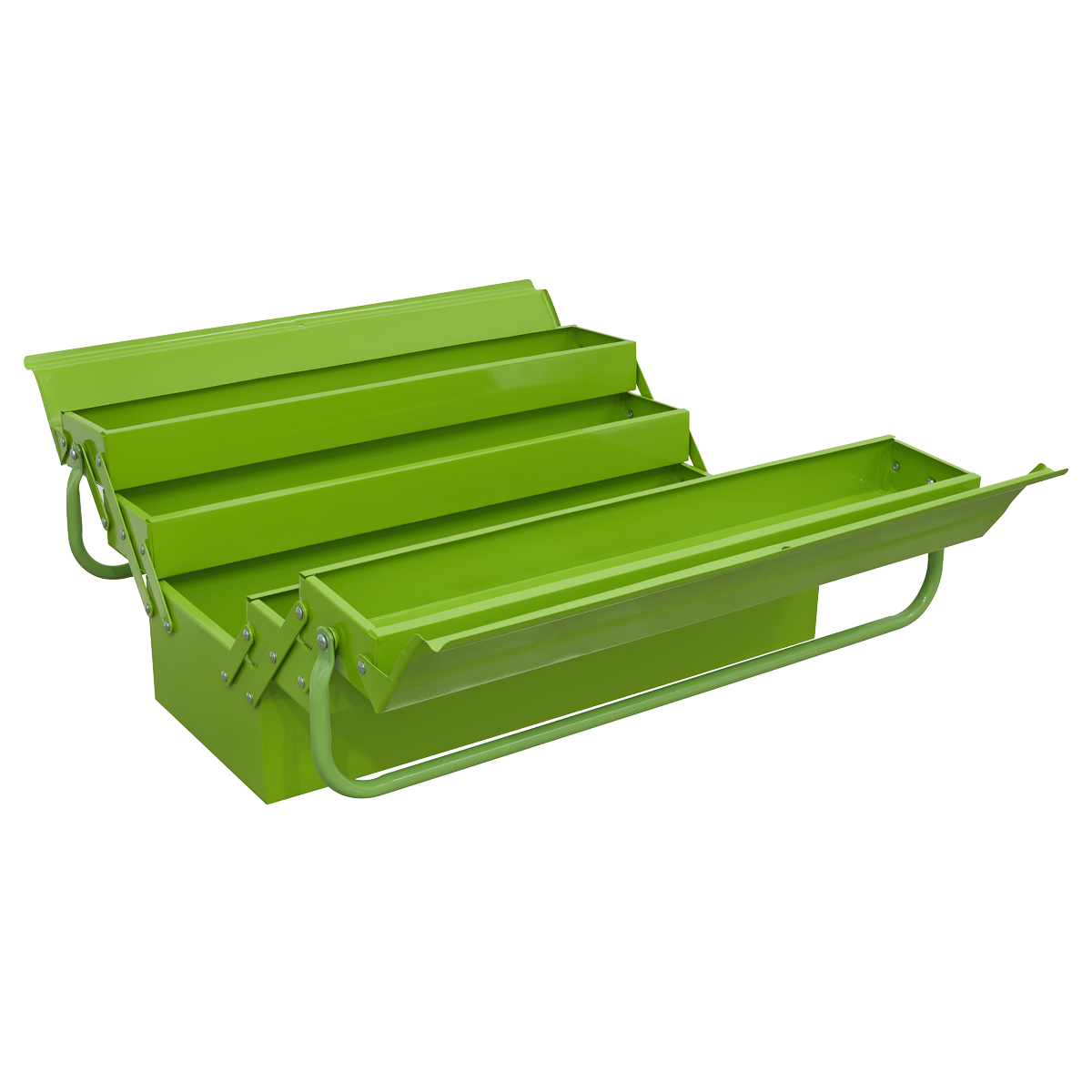 4 Tray Cantilever Toolbox 530mm - Green AP521HV