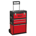 Mobile Steel/Composite Toolbox with 3 Compartments AP548