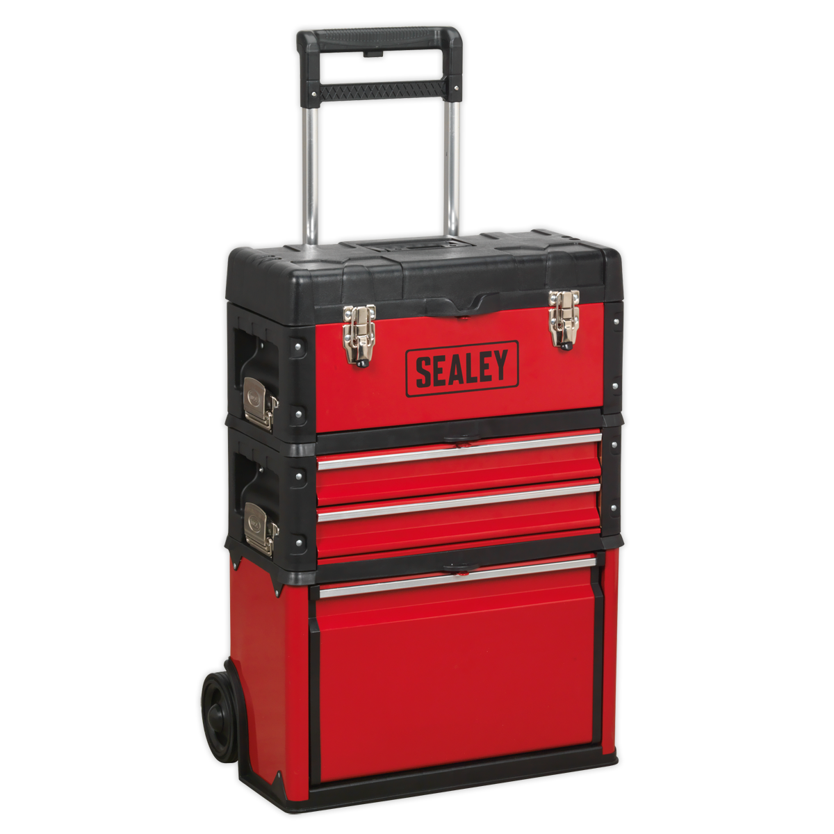 Mobile Steel/Composite Toolbox with 3 Compartments AP548