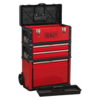 Mobile Steel/Composite Toolbox with 3 Compartments AP548
