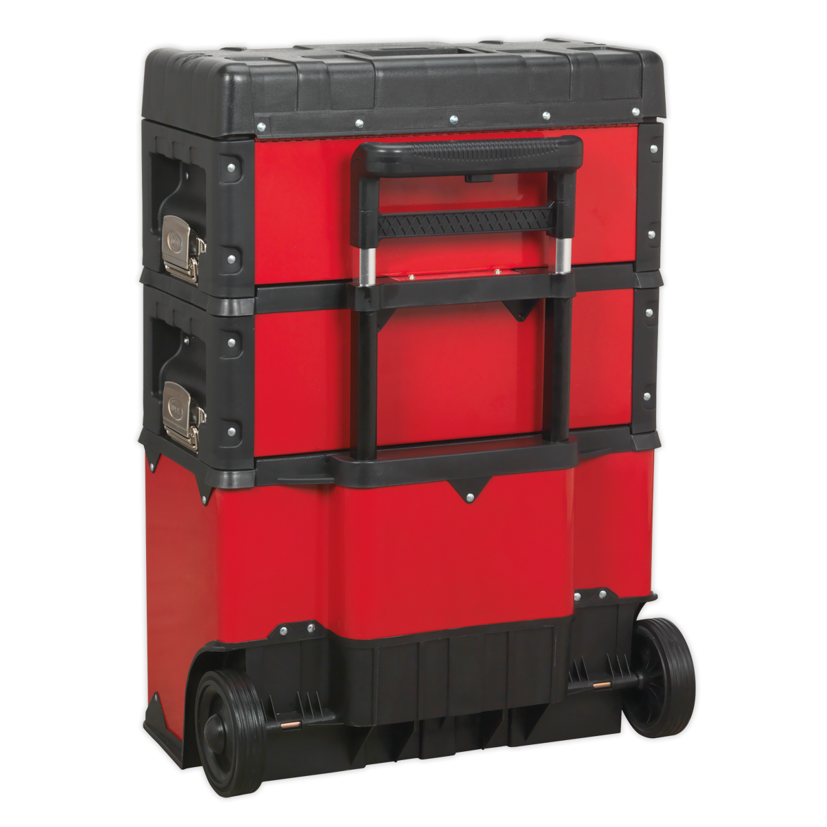 Mobile Steel/Composite Toolbox with 3 Compartments AP548