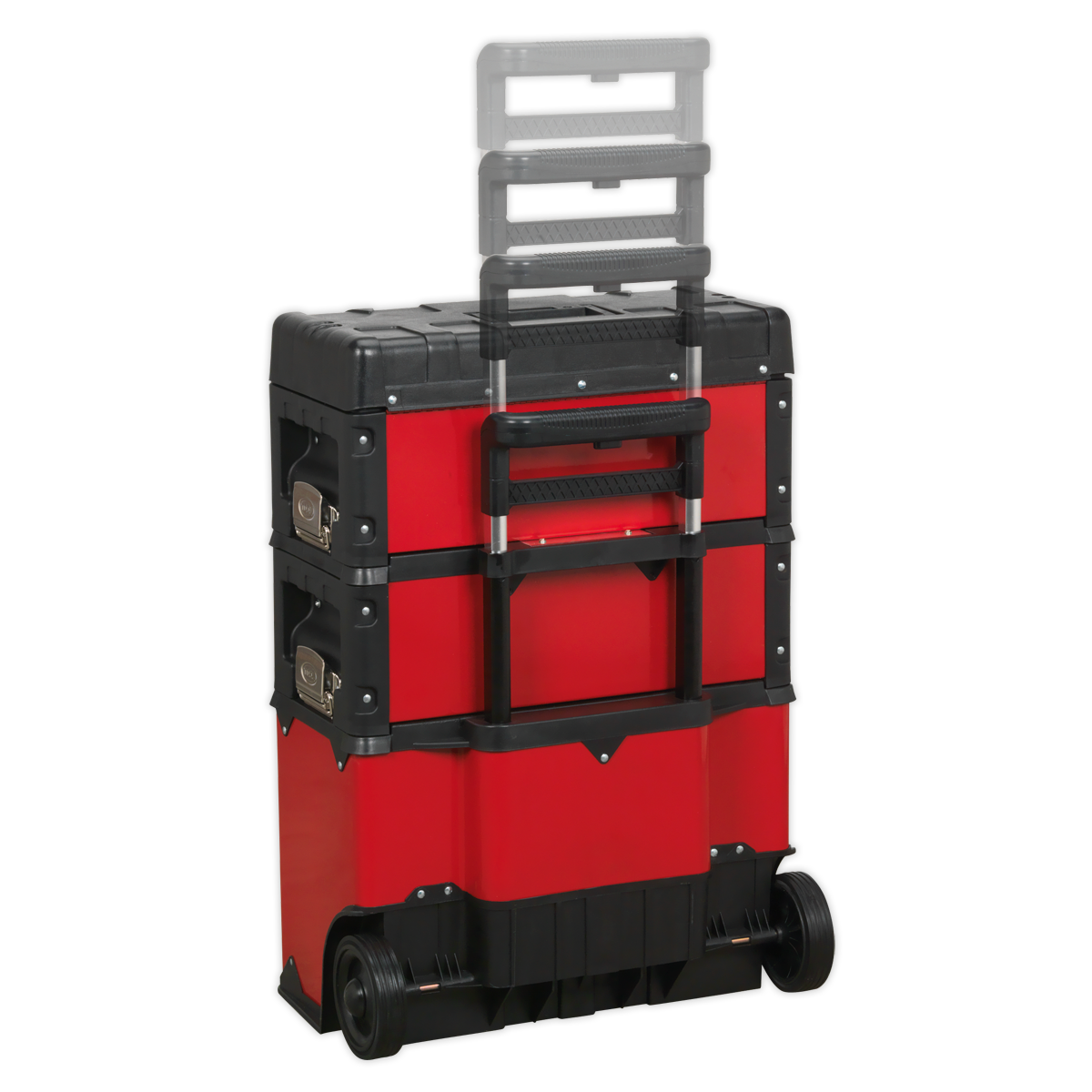 Mobile Steel/Composite Toolbox with 3 Compartments AP548