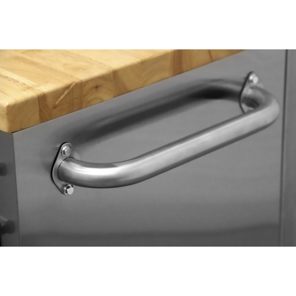 Mobile Stainless Steel Tool Cabinet 10 Drawer with Backboard & 2 Wall Cupboards AP5520SS