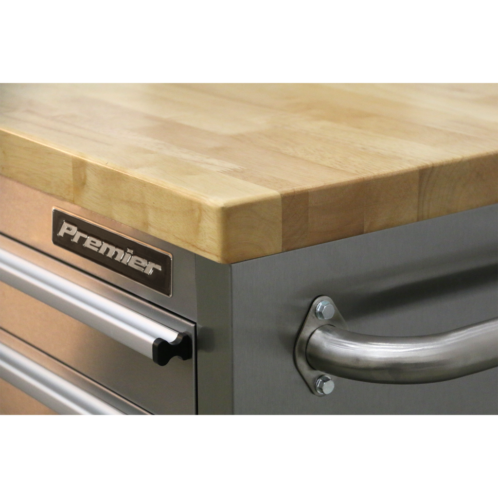 Mobile Stainless Steel Tool Cabinet & Cupboard 10 Drawer AP7210SS