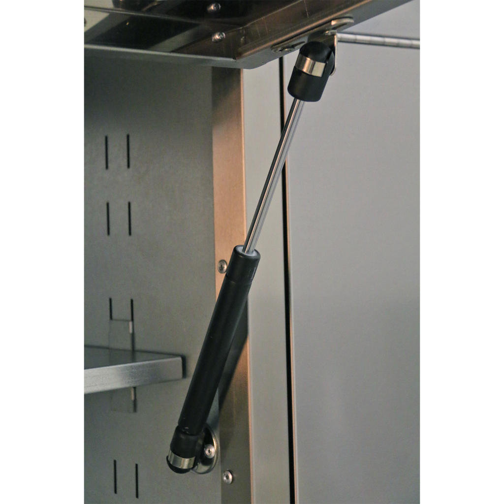 Mobile Stainless Steel Tool Cabinet 10 Drawer with Backboard & 2 Wall Cupboards AP5520SS