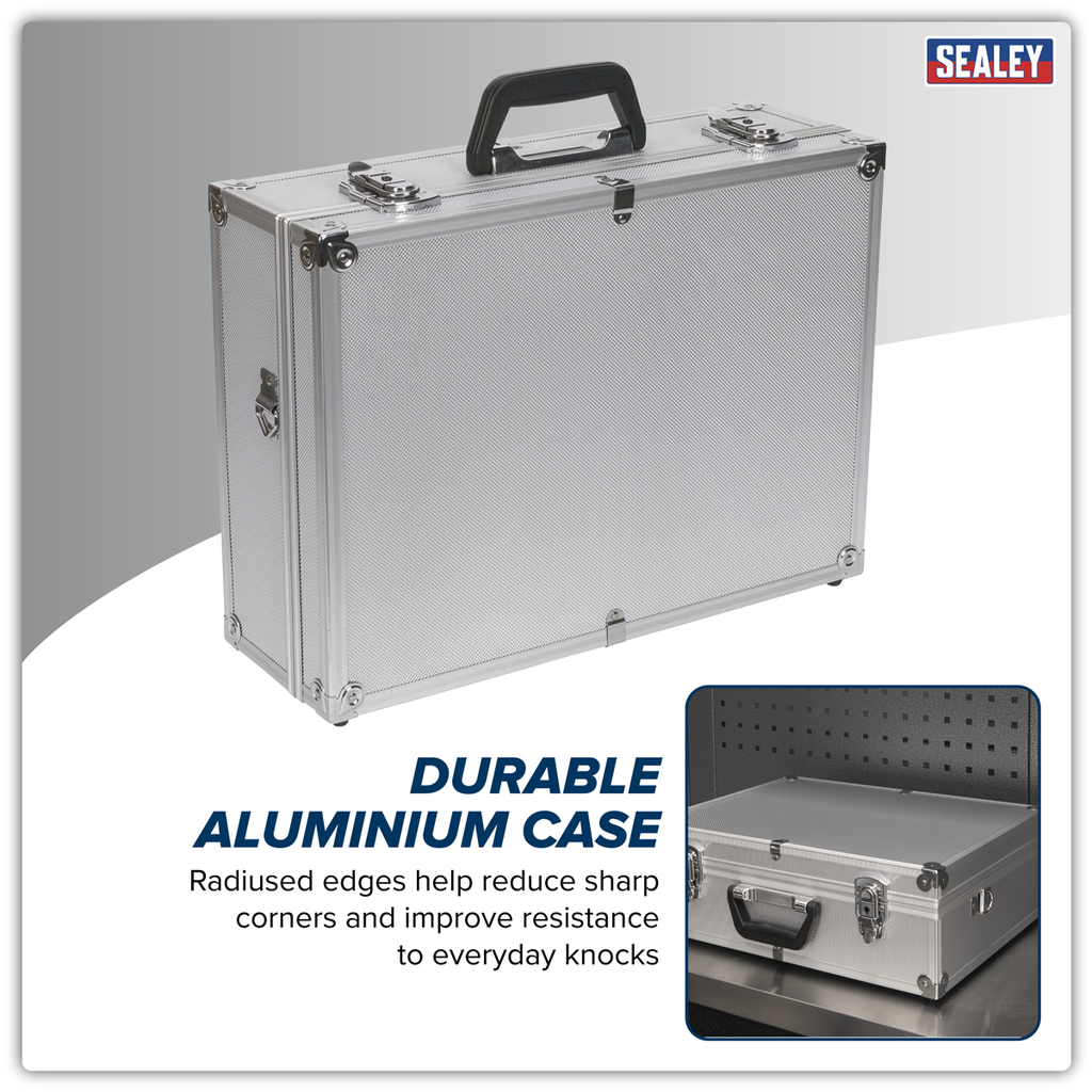 Aluminium Tool Case with Square Edges AP603