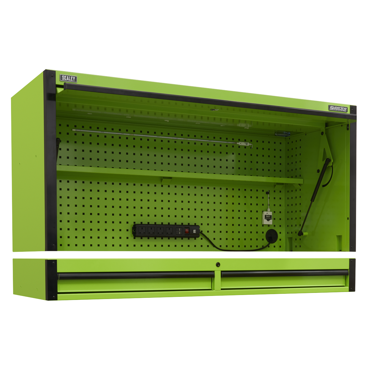 Top Hutch & 2 Drawer Riser 1549mm AP6103BE