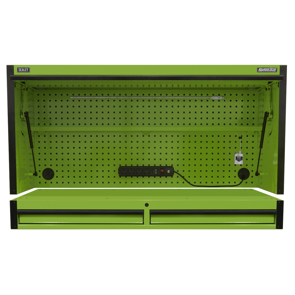 Top Hutch & 2 Drawer Riser 1549mm AP6103BE