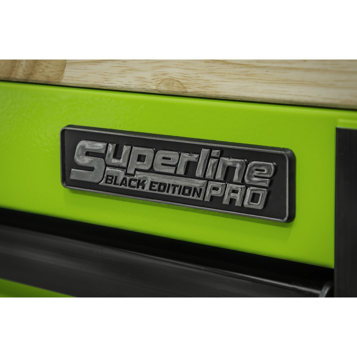 Mobile Trolley with Wooden Worktop, Hutch & 2 Drawer Riser 15 Drawer 1549mm AP6115BECOMBO1