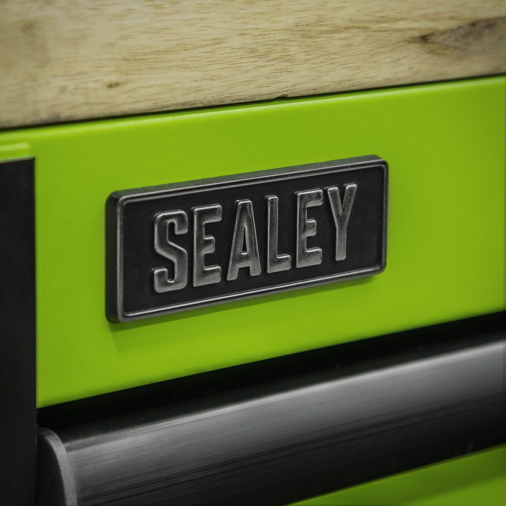 Mobile Trolley with Wooden Worktop 15 Drawer 1549mm AP6115BE