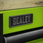 Mobile Trolley with Wooden Worktop 15 Drawer 1549mm AP6115BE