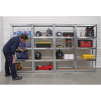 Racking Unit 5 Shelf 150kg Capacity Per Level - Set of 4 AP6150GSCOMBO
