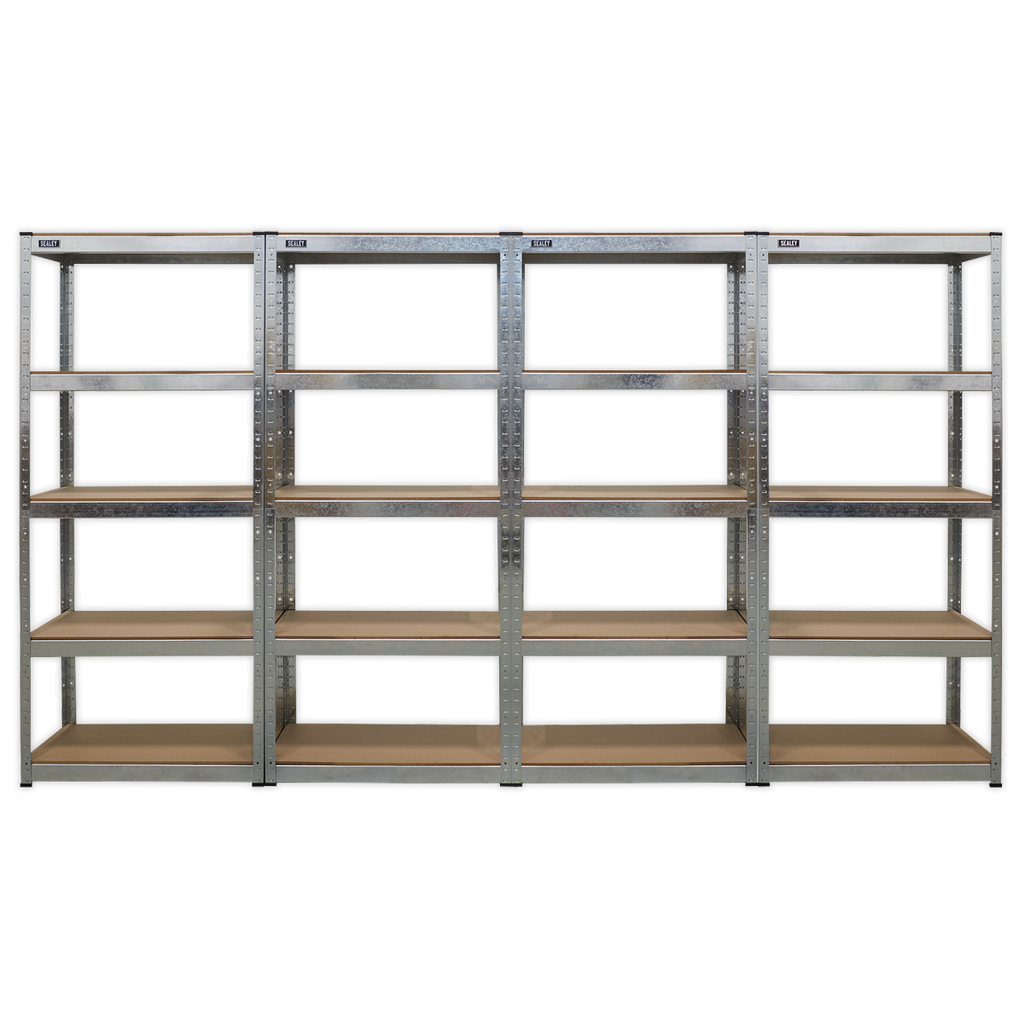 Racking Unit 5 Shelf 150kg Capacity Per Level - Set of 4 AP6150GSCOMBO