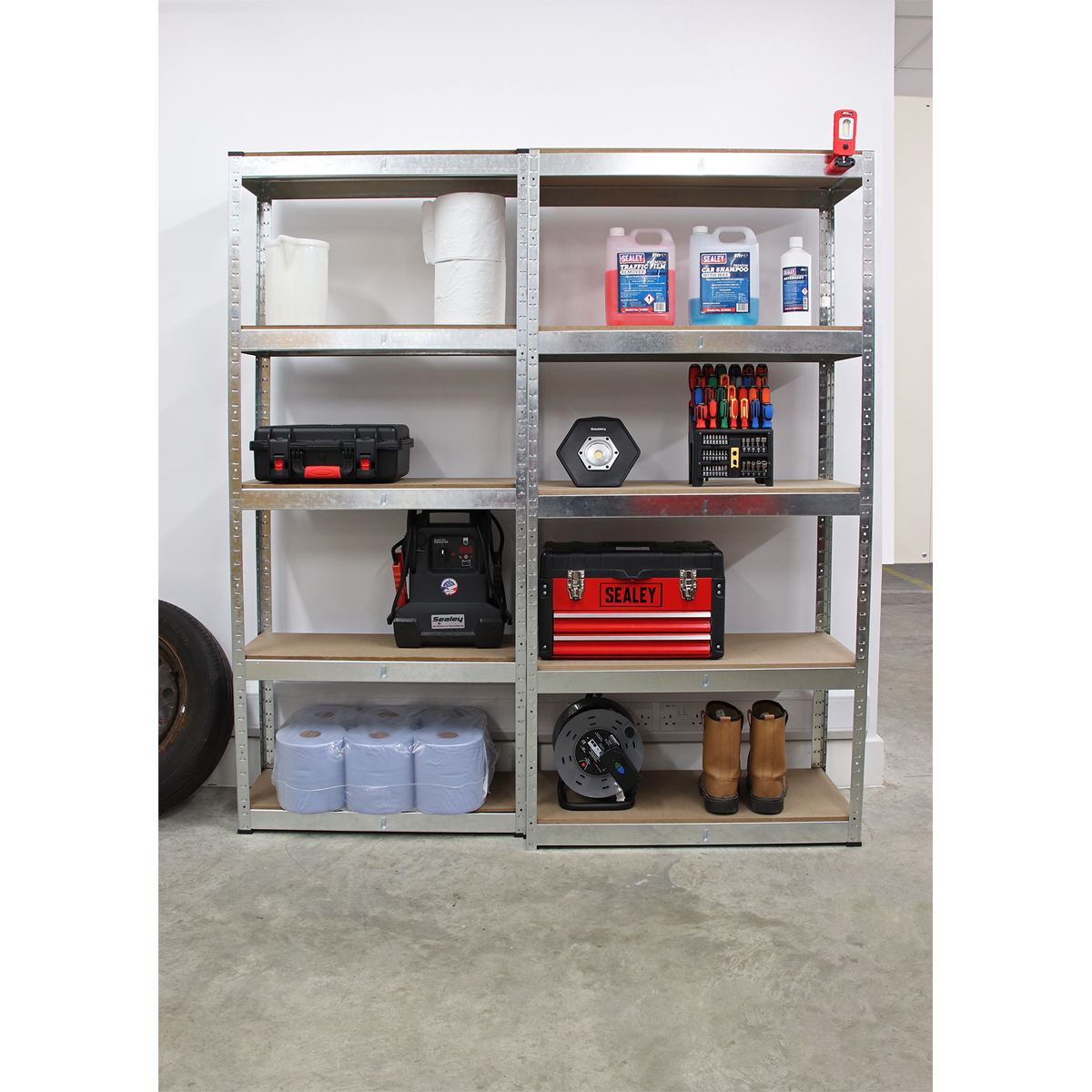 Racking Unit with 5 Shelves 350kg Capacity Per Level AP6350GS