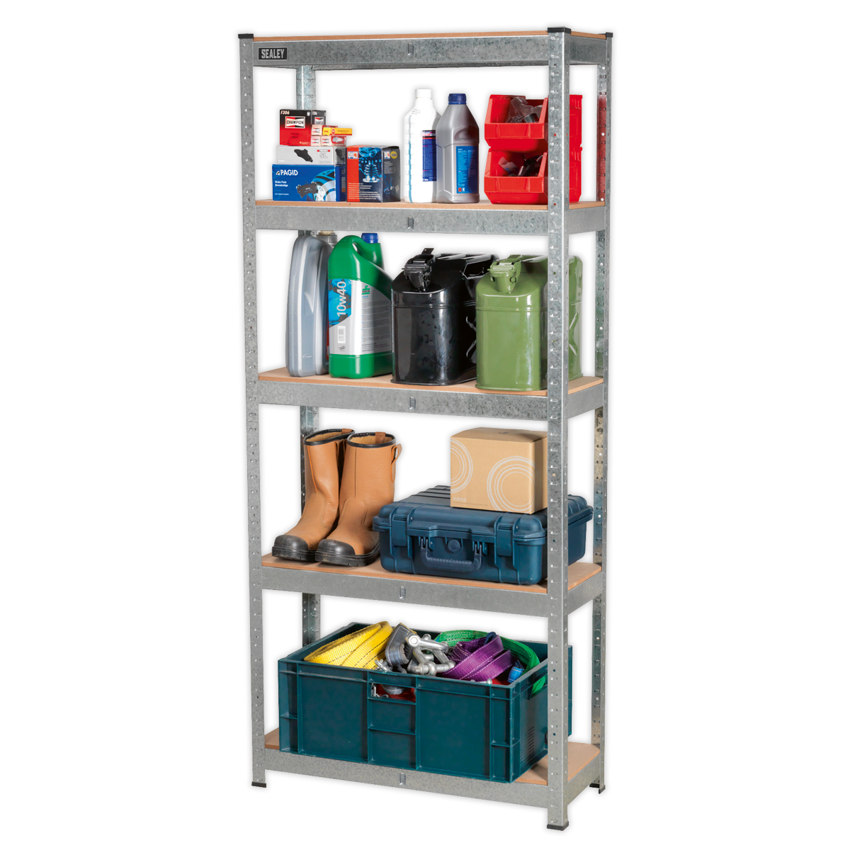 Racking Unit with 5 Shelves 150kg Capacity Per Level AP6150GS