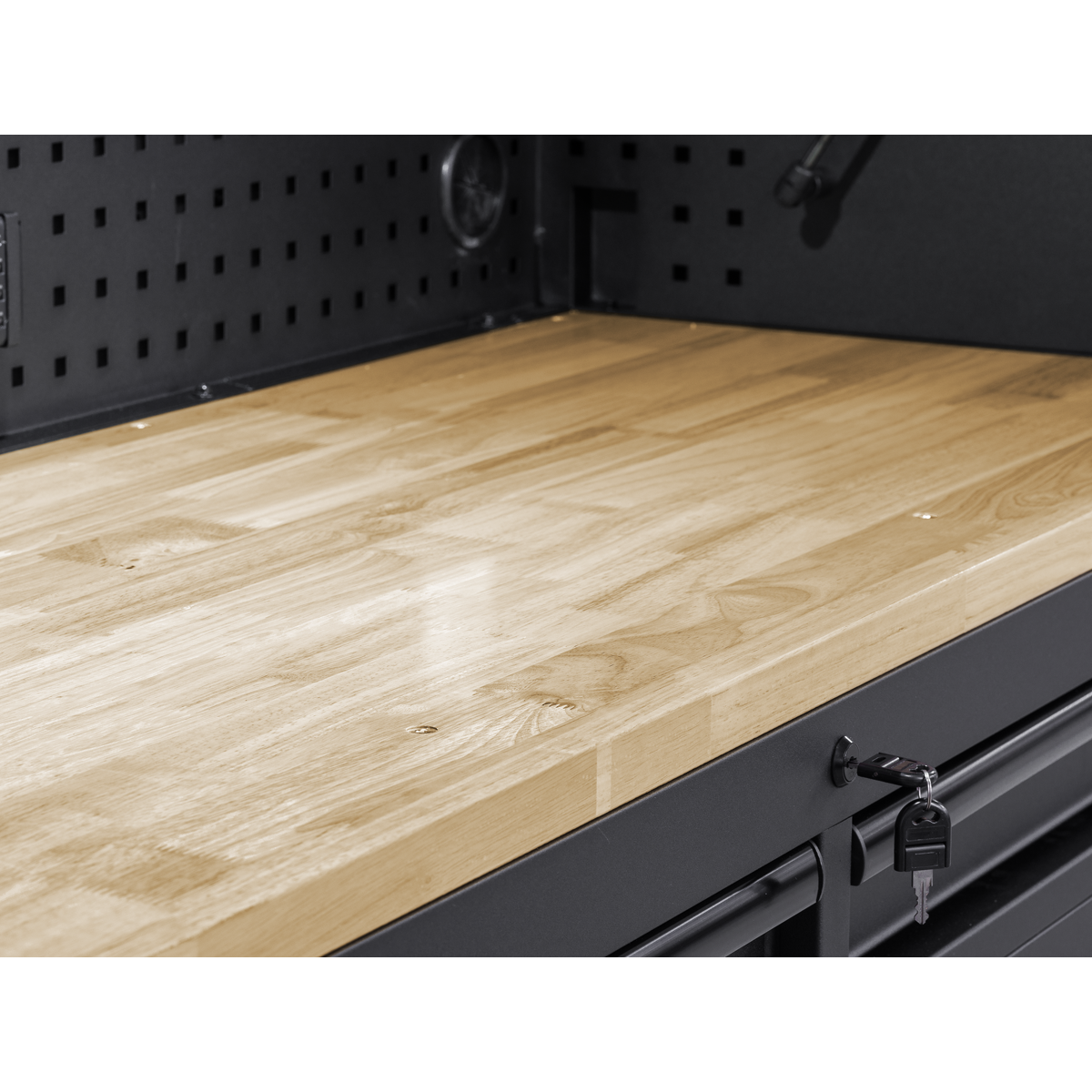 Mobile Trolley with Wooden Worktop 15 Drawer 1549mm AP6215BE