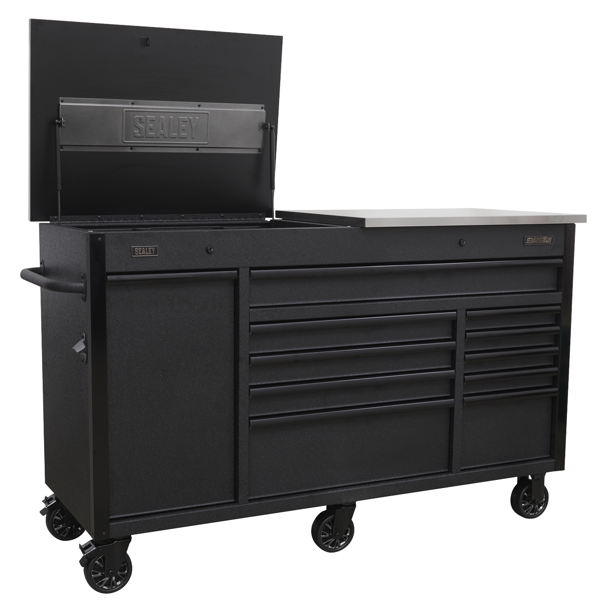 Mobile Tool Cabinet with Power Tool Charging Drawer 1600mm AP6310BE
