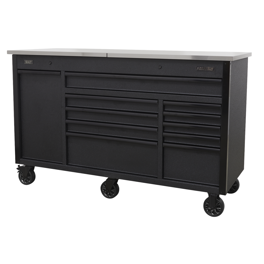 Mobile Tool Cabinet with Power Tool Charging Drawer 1600mm AP6310BE