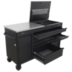 Mobile Tool Cabinet with Power Tool Charging Drawer 1600mm AP6310BE