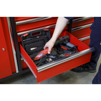 Mobile Workstation with Backboard 10 Drawer AP6310