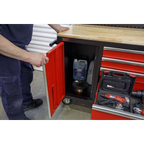 Mobile Workstation with Backboard 10 Drawer AP6310