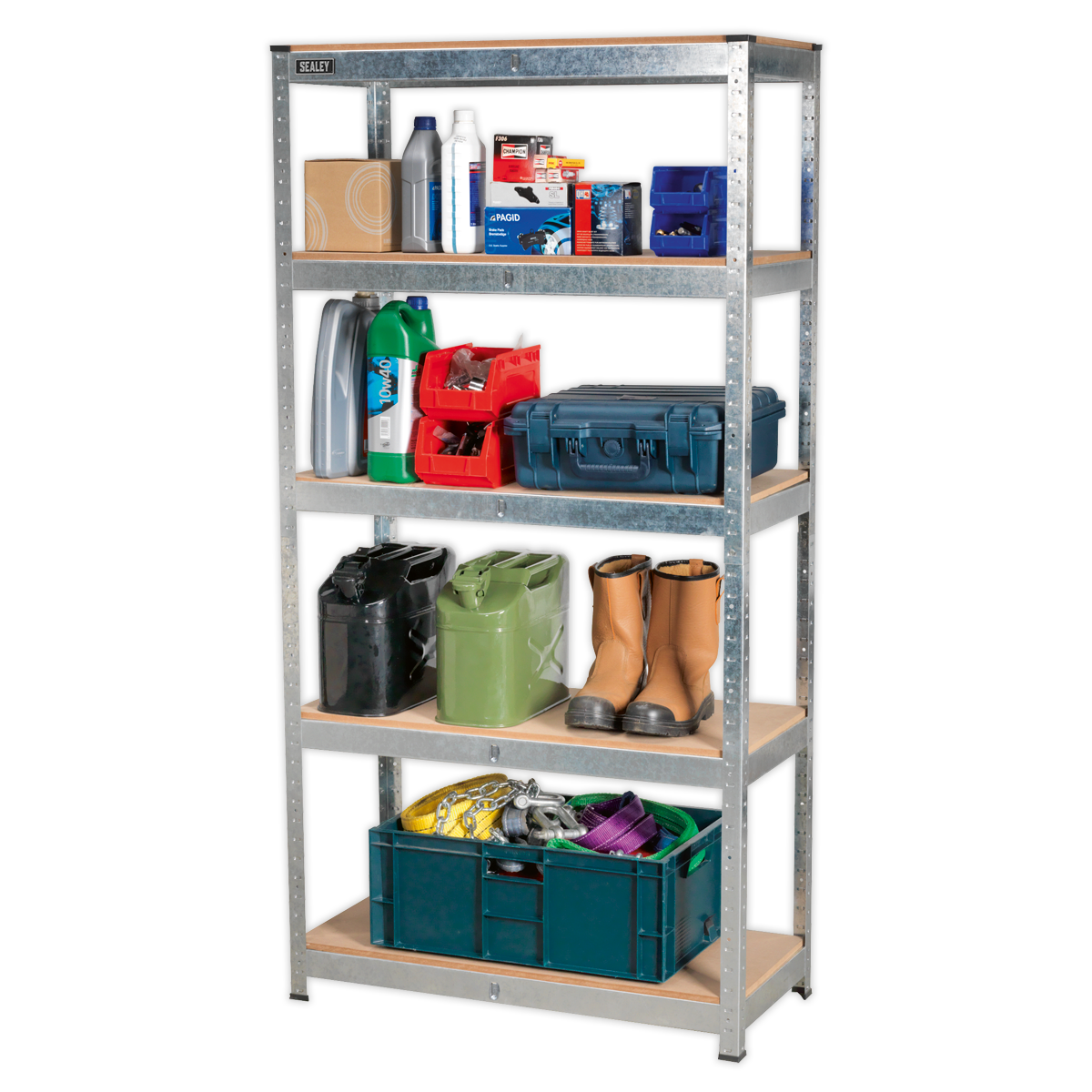 Racking Unit with 5 Shelves 350kg Capacity Per Level AP6350GS