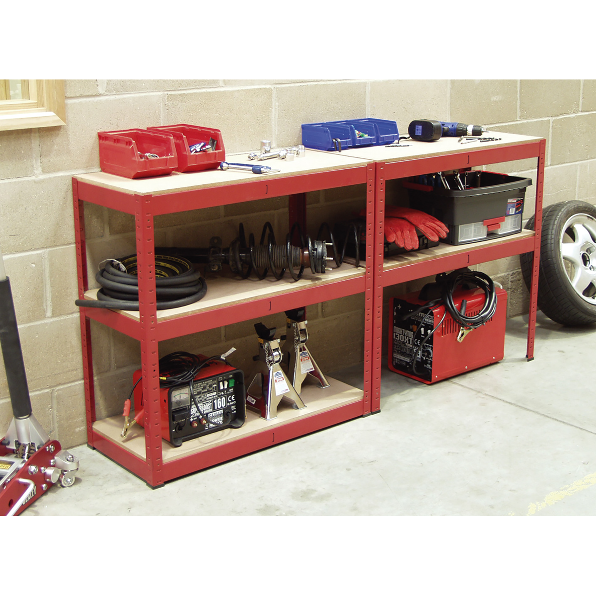 Racking Unit with 5 Shelves 350kg Capacity Per Level AP6350