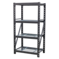 Heavy-Duty Racking Unit with 4 Mesh Shelves 640kg Capacity Per Level AP6372